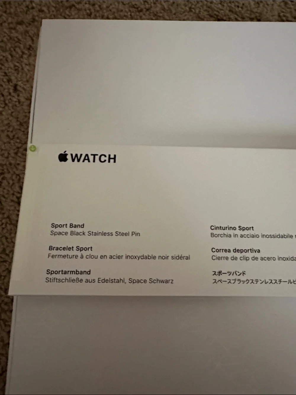 Apple Black Sport Watch Band 44mm